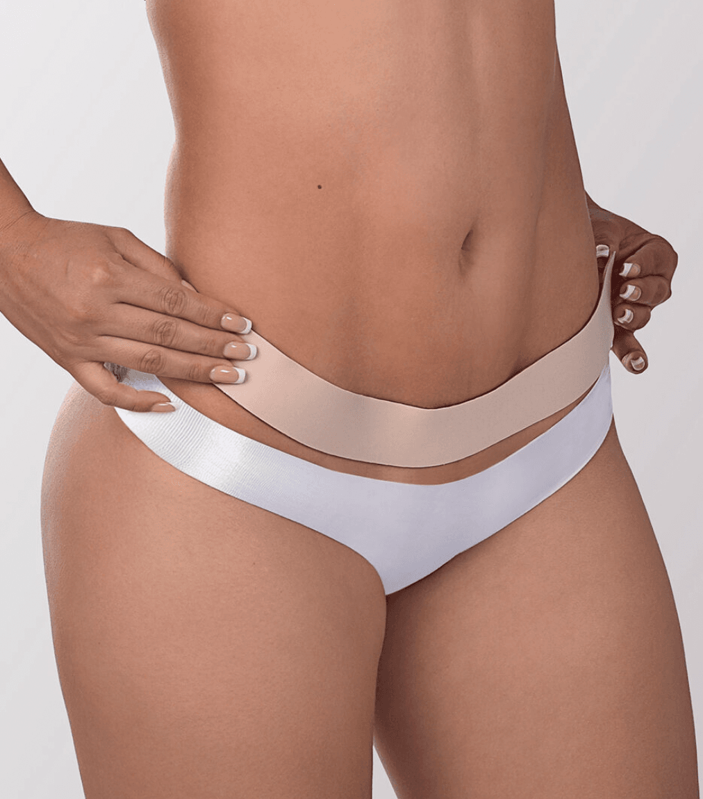 Banda de silicona reutilizable para cicatrices tras abdominoplastia o cesárea