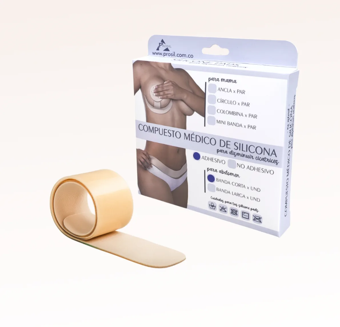 Banda cicatrizante abdominoplastia o cesárea reutilizable - Imagen 2