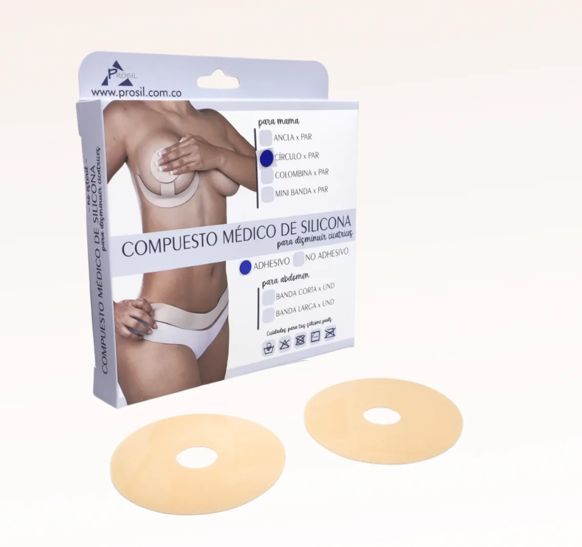 Banda de silicona reutilizable cicatrizante tras mastopexia - Imagen 2