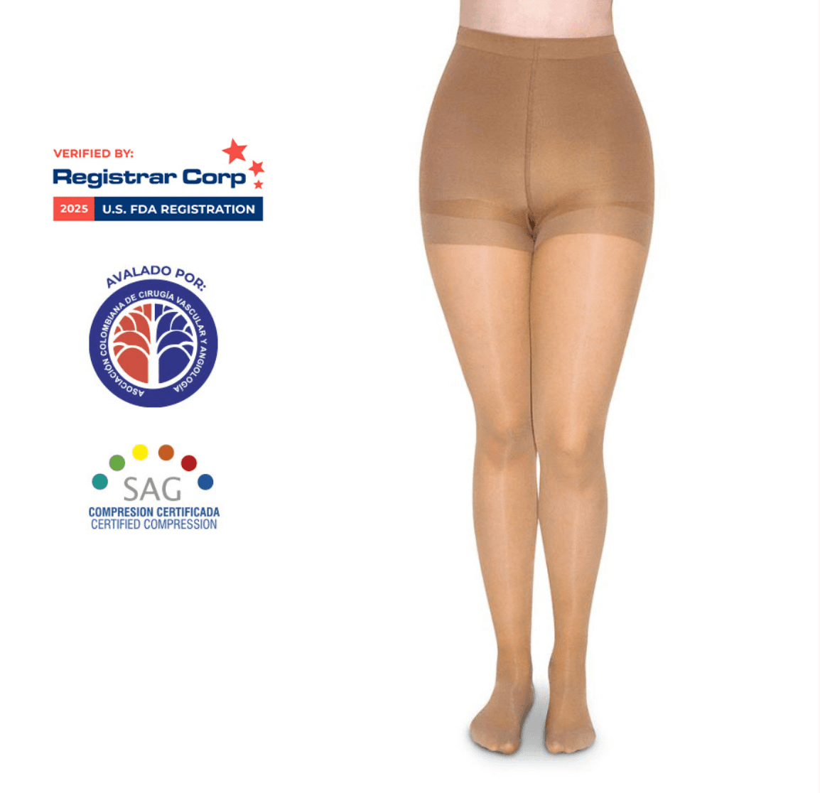 Medias de compresión Anti - varices